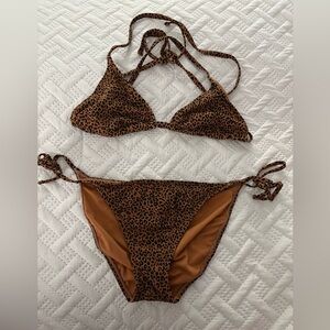 Cheetah print bikini